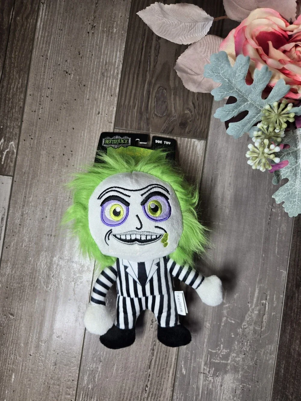 NWT Beetlejuice Dog Toy – Pets + People – Plush